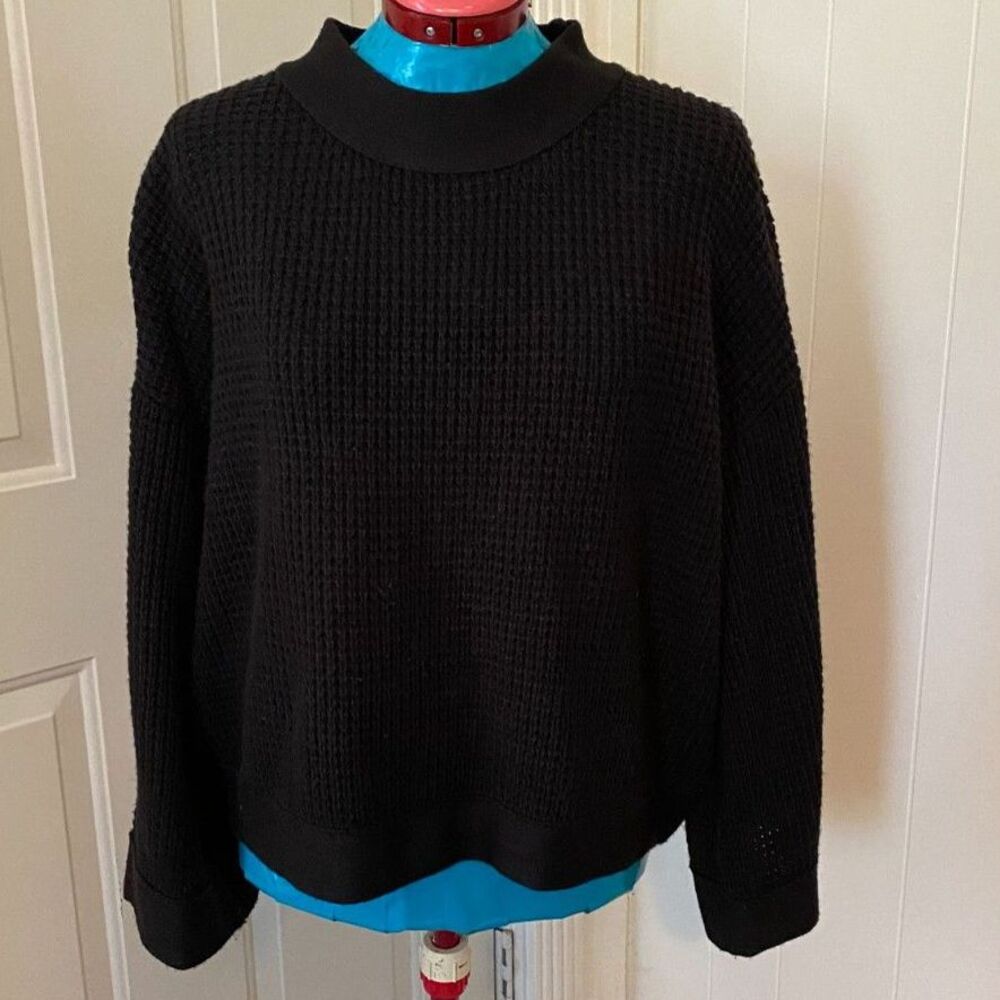 Pink Lily Crew Neck 100% Acrylic Oversized Womens Sweater Size S